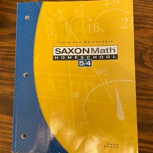 SAXON math Homeschool 5/4 tests/worksheets